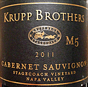 Krupp Brothers 2011 M5 Cabernet