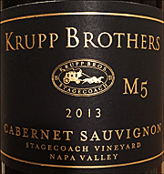 Krupp Brothers 2013 M5 Cabernet Sauvignon