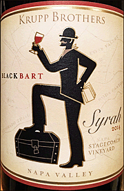 Krupp Brothers 2014 Black Bart Syrah