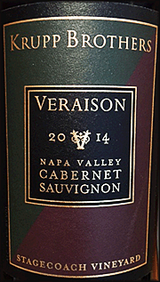 Krupp Brothers 2014 Veraison Cabernet Sauvignon