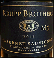 Krupp Brothers 2016 M5 Cabernet Sauvignon