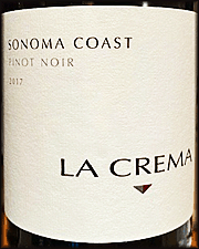 La Crema 2017 Sonoma Coast Pinot Noir