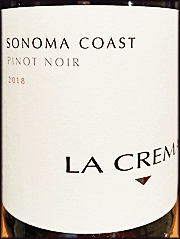 La Crema 2018 Sonoma Coast Pinot Noir