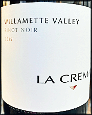 La Crema 2019 Willamette Valley Pinot Noir