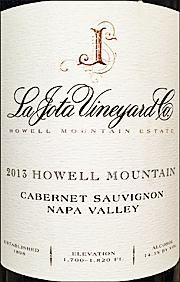 La Jota 2013 Cabernet Sauvignon