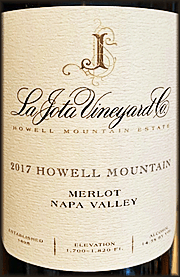 La Jota 2017 Merlot