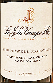 La Jota 2018 Cabernet Sauvignon