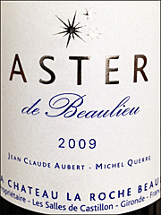 La Roche Beaulieu 2009 Aster de Beaulieu