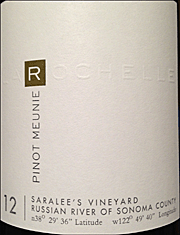 La Rochelle 2012 Saralee's Vineyard Pinot Meunier