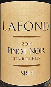 Lafond 2016 SRH Pinot Noir