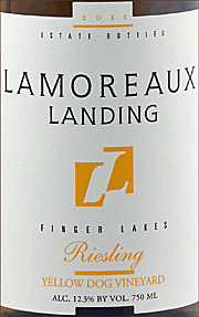 Lamoreaux Landing 2011 Yellow Dog Vineyard Riesling