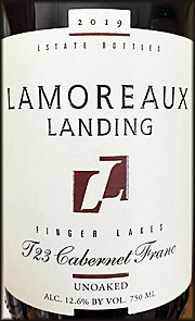 Lamoreaux Landing 2019 T23 Unoaked Cabernet Franc