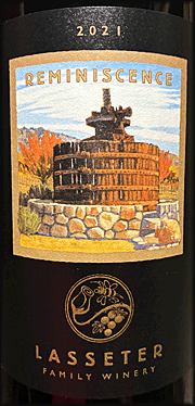 Lasseter 2021 Reminiscence Cabernet Sauvignon