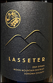 Lasseter 2021 Trinity Ridge Syrah