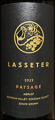 Lasseter 2023 Paysage Merlot