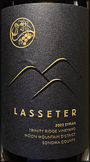 Lasseter 2023 Trinity Ridge Syrah