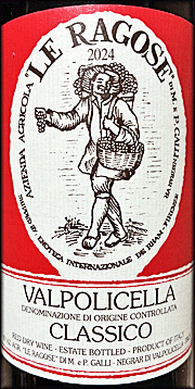 Le Ragose 2024 Valpolicella Classico