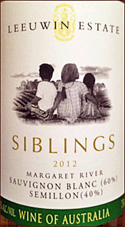 Leeuwin 2012 Siblings Sauvignon Blanc Semillon