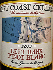 Left Coast 2015 Left Bank Pinot Blanc