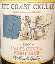 Left Coast Cellars 2011 Cali's Cuvee Pinot Noir