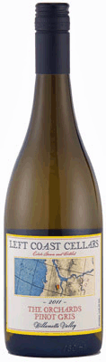 Left Coast Cellars 2011 The Orchards Pinot Gris