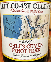 Left Coast 2014 Cali's Cuvee Pinot Noir 