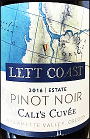 Left Coast 2016 Cali's Cuvee Pinot Noir 