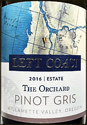 Left Coast Cellars 2016 The Orchard Pinot Gris