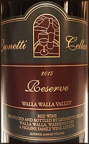 Leonetti 2015 Reserve