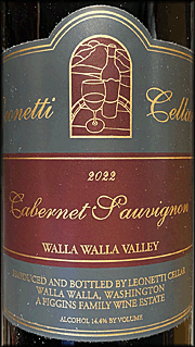 Leonetti 2022 Cabernet Sauvignon
