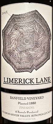 Limerick Lane 2018 Banfield Zinfandel