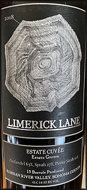 Limerick Lane 2018 Estate Cuvee Zinfandel