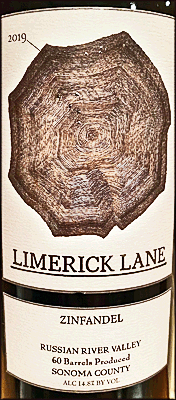 Limerick Lane 2019 Russian River Zinfandel