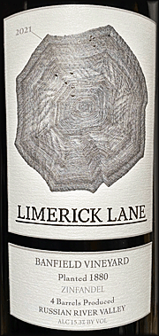 Limerick Lane 2021 Banfield Zinfandel