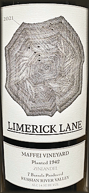 Limerick Lane 2021 Maffei Vineyard Zinfandel