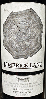 Limerick Lane 2021 Marquis Zinfandel