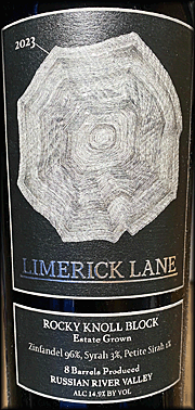 Limerick Lane 2023 Rocky Knoll Zinfandel