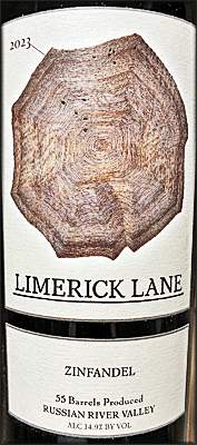 Limerick Lane 2023 Russian River Zinfandel