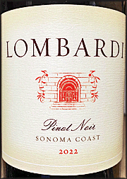 Lombardi 2022 Sonoma Coast Pinot Noir
