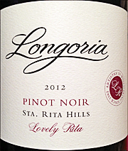 Longoria 2012 Lovely Rita Pinot Noir