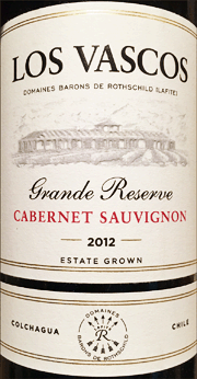 Los Vascos 2012 Grande Reserve Cabernet Sauvignon