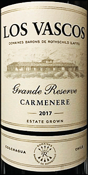 Los Vascos 2017 Grande Reserve Carmenere