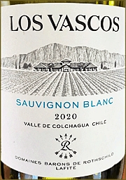 Los Vascos 2020 Sauvignon Blanc
