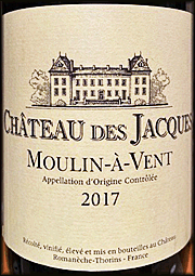 Louis Jadot 2017 Chateau des Jacques Clos Moulin a Vent