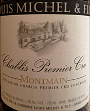 Louis Michel 2011 Chablis Premier Cru Montmain