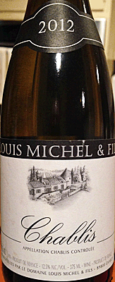 Louis Michel 2012 Chablis