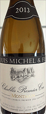 Louis Michel 2013 Chablis Premier Cru Montmain