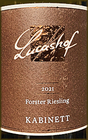 Lucashof 2021 Forster Kabinett Riesling