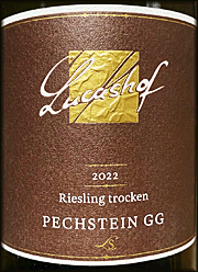 Lucashof 2022 Forster Pechstein Trocken GG Riesling