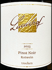 Lucashof 2023 Pinot Noir
